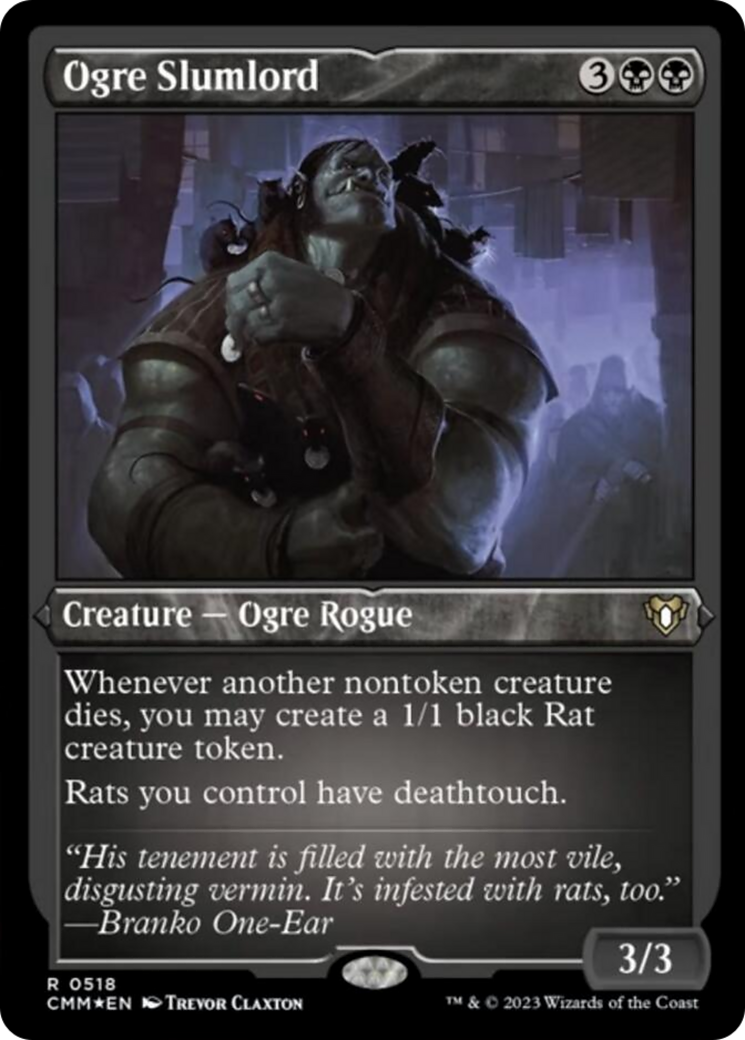 Ogre Slumlord (Foil Etched) [Commander Masters] | Game Master's Emporium (The New GME)