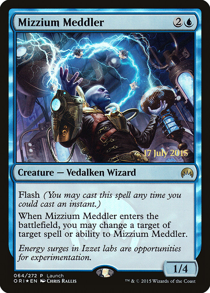 Mizzium Meddler (Launch) [Magic Origins Promos] | Game Master's Emporium (The New GME)