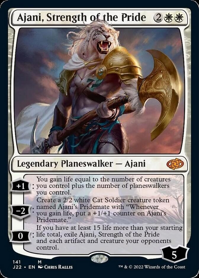 Ajani, Strength of the Pride [Jumpstart 2022] | Game Master's Emporium (The New GME)