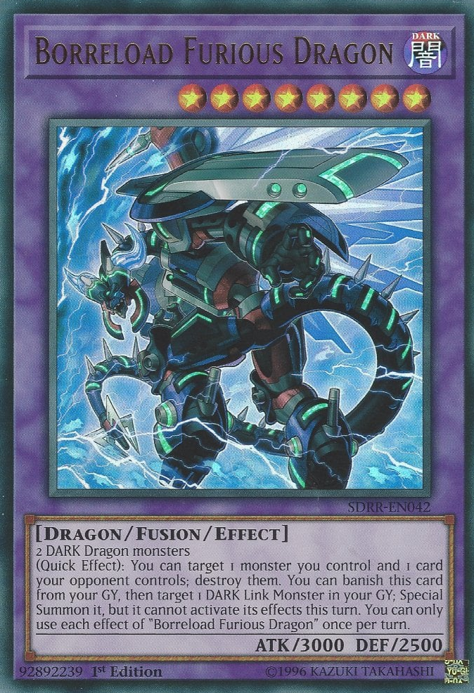 Borreload Furious Dragon [SDRR-EN042] Ultra Rare | Game Master's Emporium (The New GME)