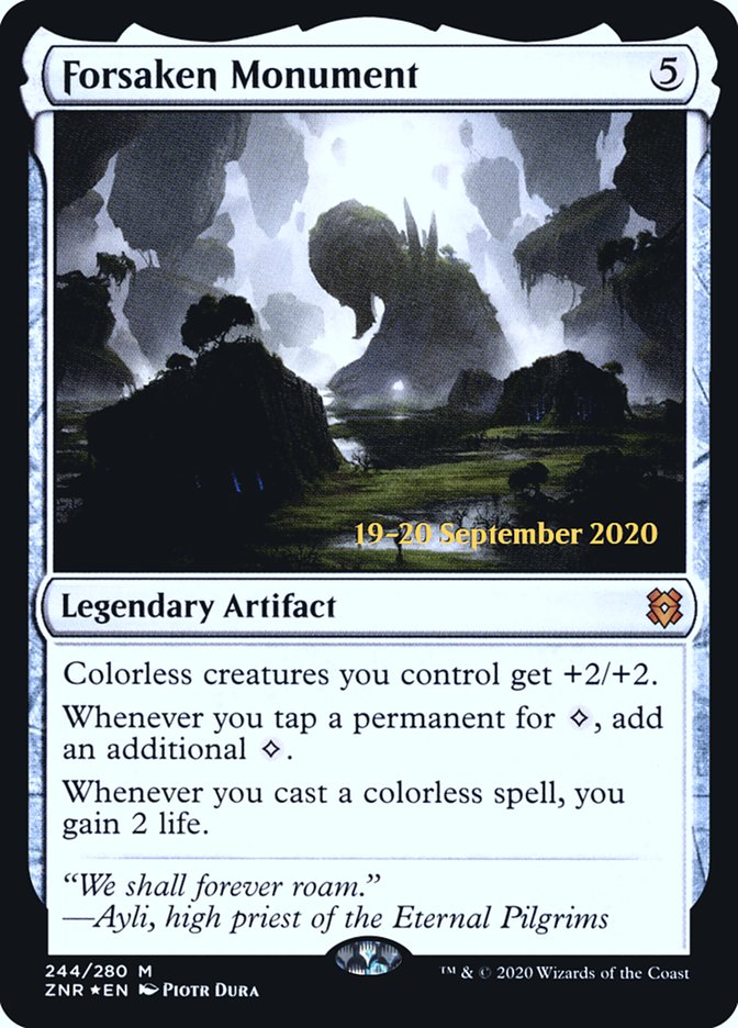 Forsaken Monument [Zendikar Rising Prerelease Promos] | Game Master's Emporium (The New GME)