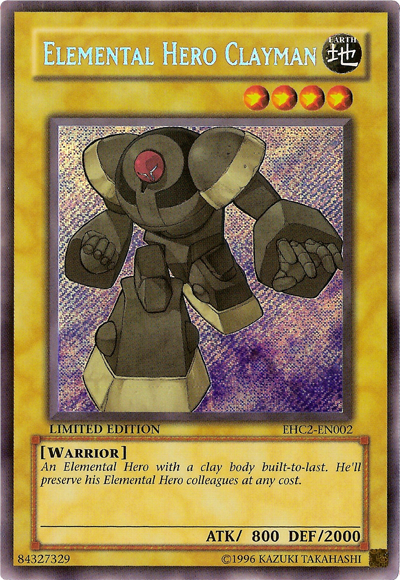 Elemental Hero Clayman [EHC2-EN002] Secret Rare | Game Master's Emporium (The New GME)