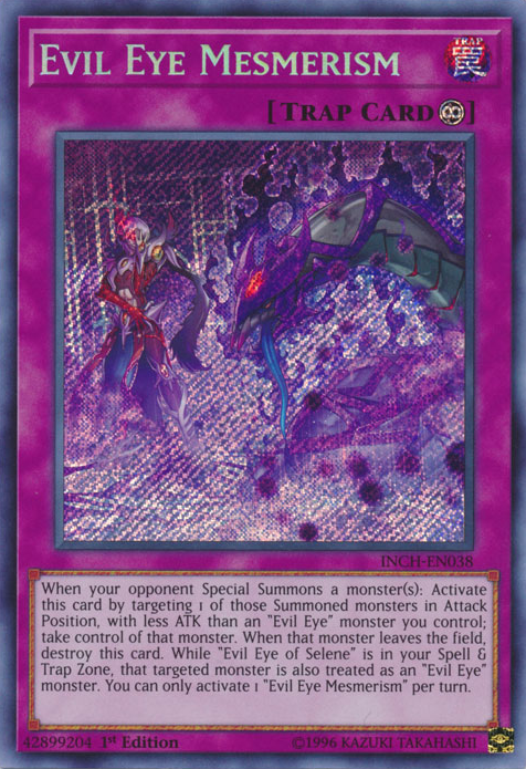 Evil Eye Mesmerism [INCH-EN038] Secret Rare | Game Master's Emporium (The New GME)