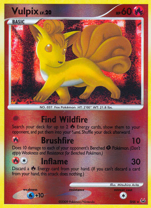Vulpix (SH6) [Platinum: Base Set] | Game Master's Emporium (The New GME)