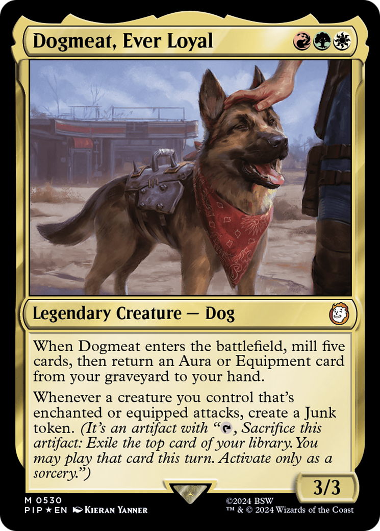 Dogmeat, Ever Loyal (Surge Foil) [Fallout] | Game Master's Emporium (The New GME)