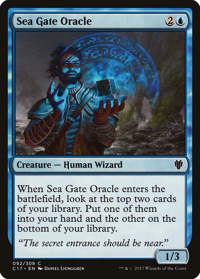 Sea Gate Oracle [Commander 2017] | Game Master's Emporium (The New GME)