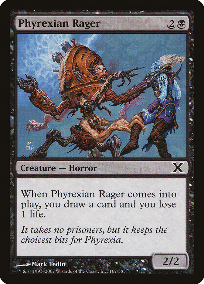 Phyrexian Rager [Tenth Edition] | Game Master's Emporium (The New GME)