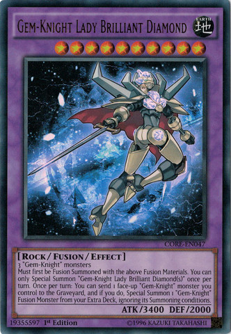 Gem-Knight Lady Brilliant Diamond [CORE-EN047] Ultra Rare | Game Master's Emporium (The New GME)