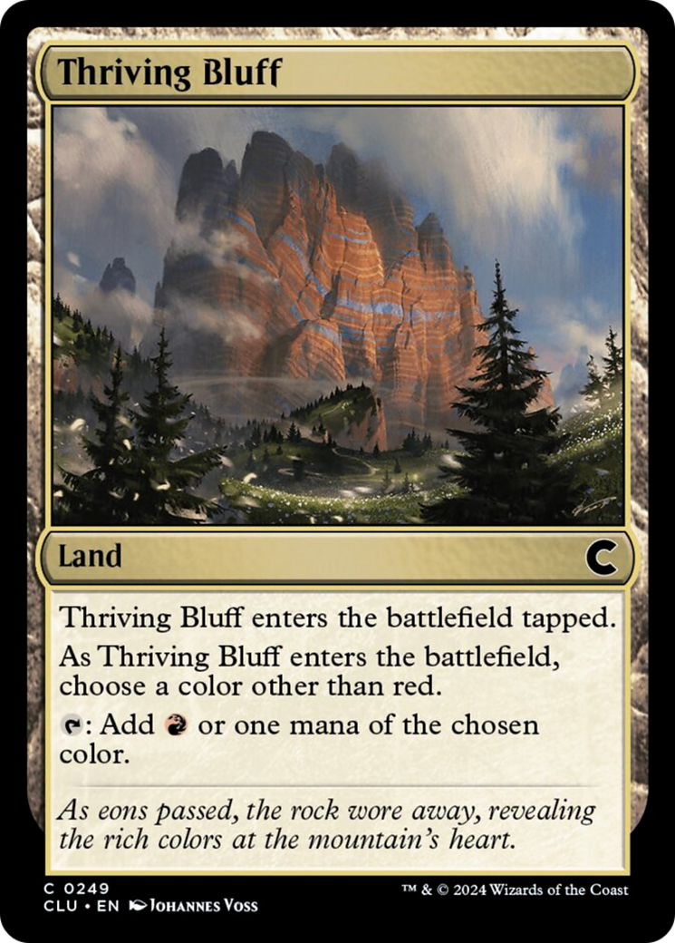 Thriving Bluff [Ravnica: Clue Edition] | Game Master's Emporium (The New GME)