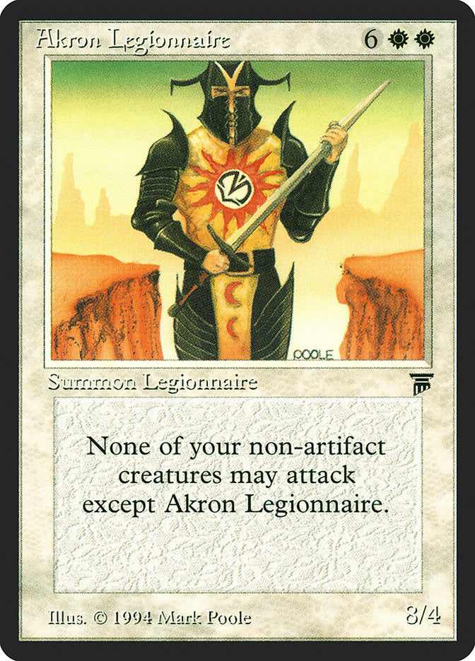 Akron Legionnaire [Legends] | Game Master's Emporium (The New GME)