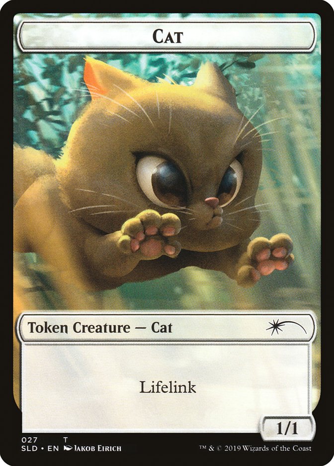 Cat (27) // Cat (28) Double-Sided Token [Secret Lair Drop Series] | Game Master's Emporium (The New GME)