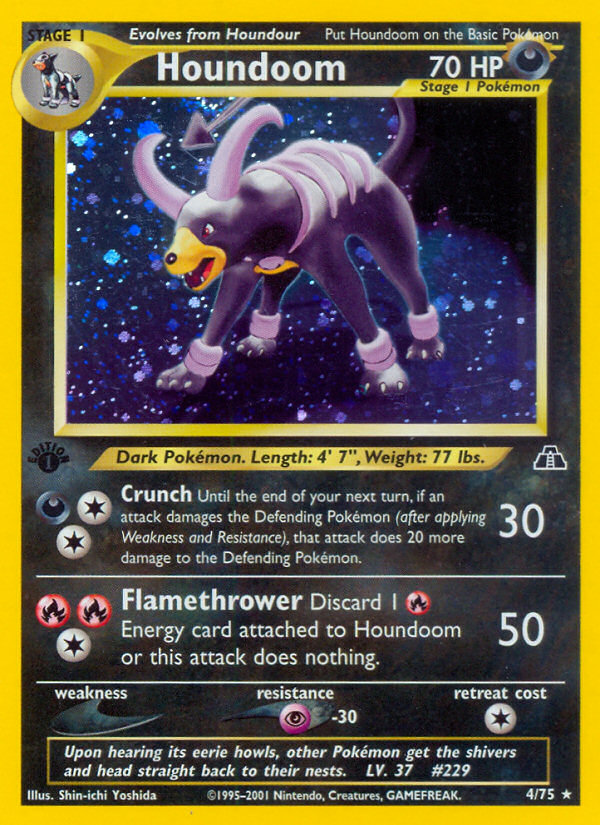 Houndoom (4/75) [Neo Discovery 1st Edition] | Game Master's Emporium (The New GME)