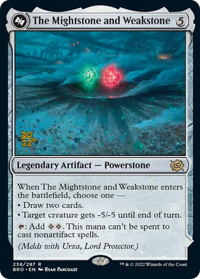 The Mightstone and Weakstone [The Brothers' War Prerelease Promos] | Game Master's Emporium (The New GME)