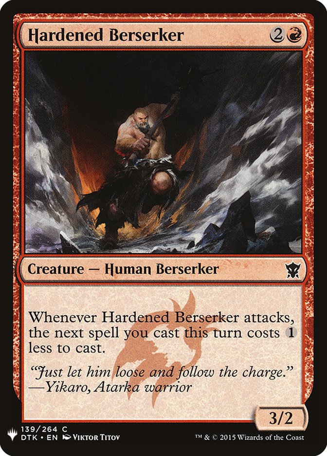 Hardened Berserker [Mystery Booster] | Game Master's Emporium (The New GME)