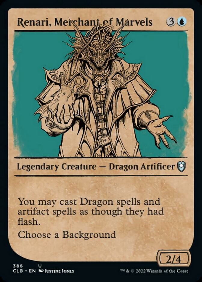 Renari, Merchant of Marvels (Showcase) [Commander Legends: Battle for Baldur's Gate] | Game Master's Emporium (The New GME)