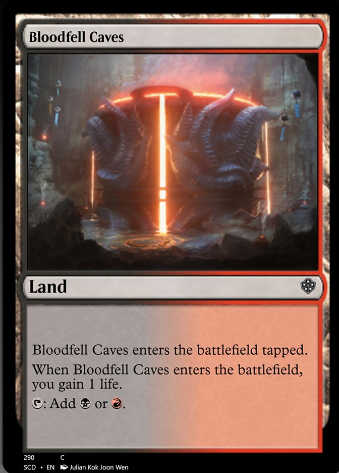 Bloodfell Caves [Starter Commander Decks] | Game Master's Emporium (The New GME)