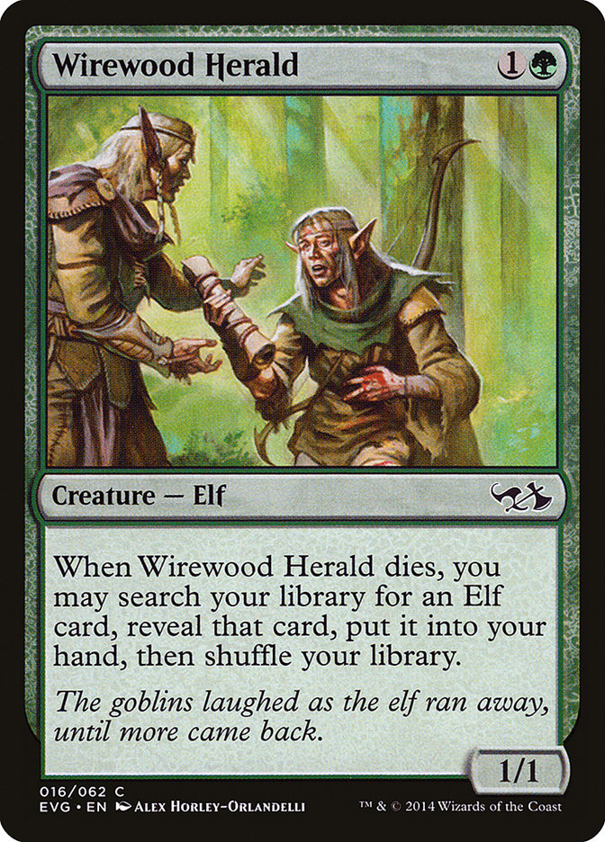Wirewood Herald (Elves vs. Goblins) [Duel Decks Anthology] | Game Master's Emporium (The New GME)