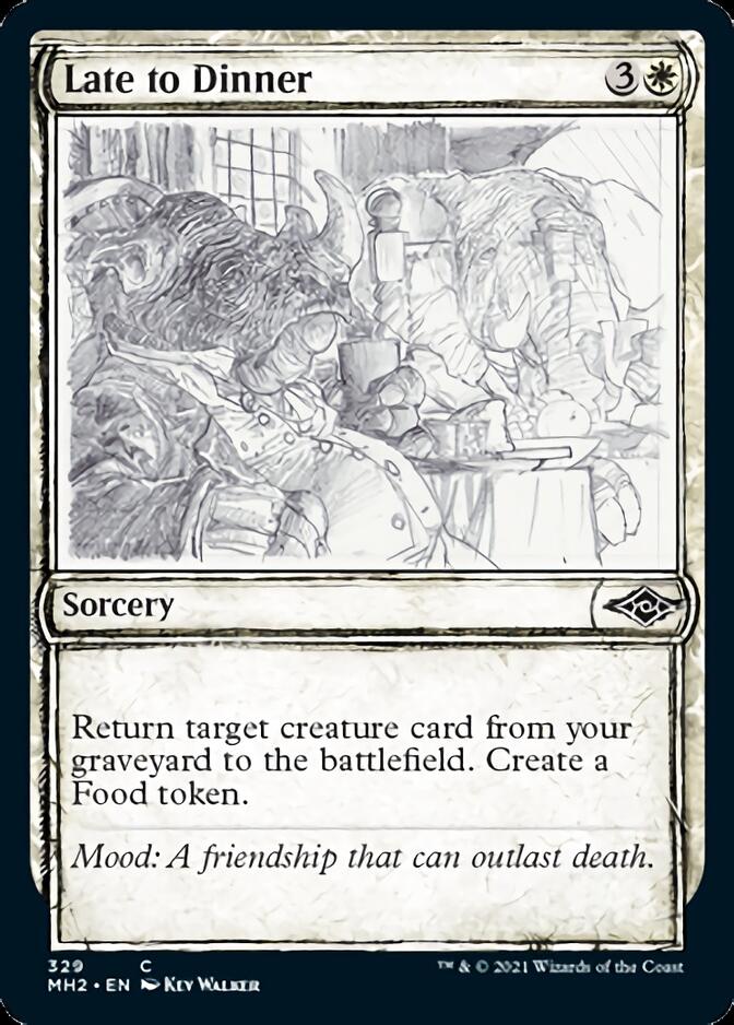 Late to Dinner (Sketch) [Modern Horizons 2] | Game Master's Emporium (The New GME)