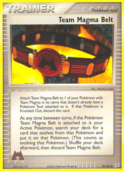 Team Magma Belt (81/95) [EX: Team Magma vs Team Aqua] | Game Master's Emporium (The New GME)