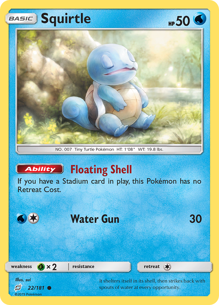 Squirtle (22/181) [Sun & Moon: Team Up] | Game Master's Emporium (The New GME)