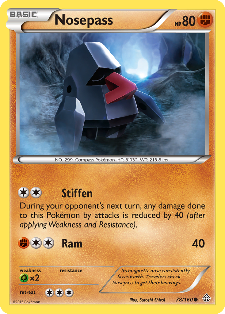 Nosepass (78/160) [XY: Primal Clash] | Game Master's Emporium (The New GME)
