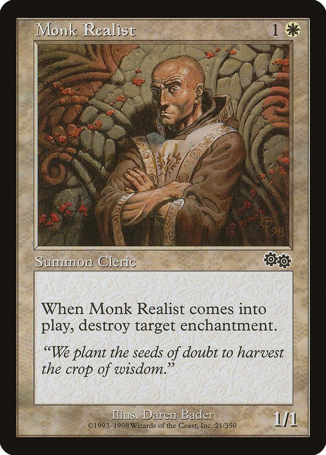 Monk Realist [Urza's Saga] | Game Master's Emporium (The New GME)