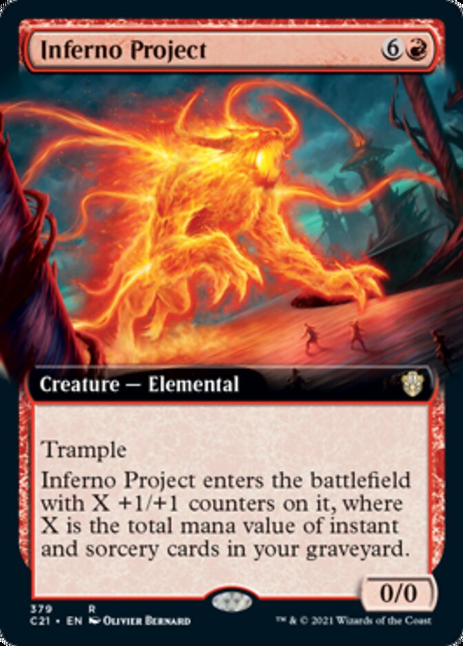 Inferno Project (Extended Art) [Commander 2021] | Game Master's Emporium (The New GME)