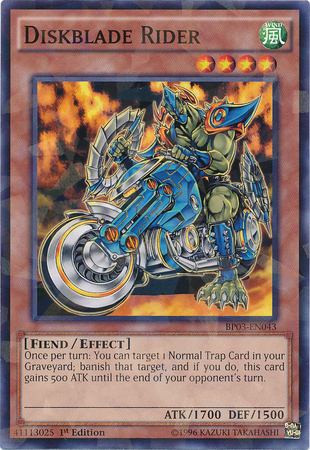 Diskblade Rider [BP03-EN043] Shatterfoil Rare | Game Master's Emporium (The New GME)