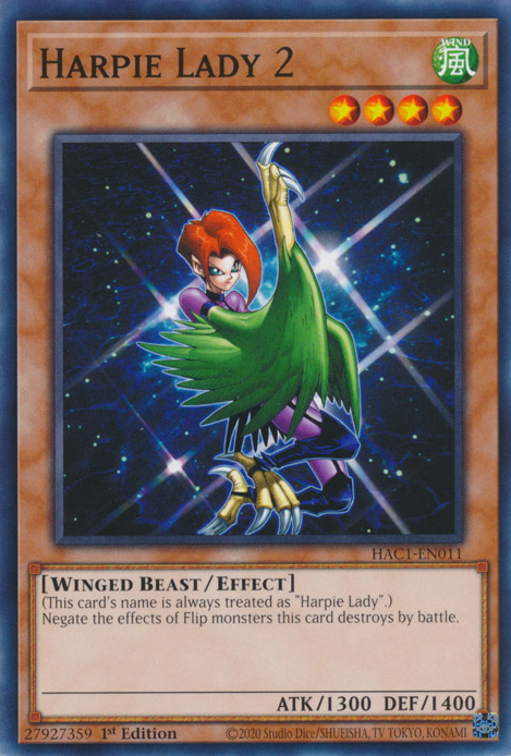 Harpie Lady 2 [HAC1-EN011] Common | Game Master's Emporium (The New GME)