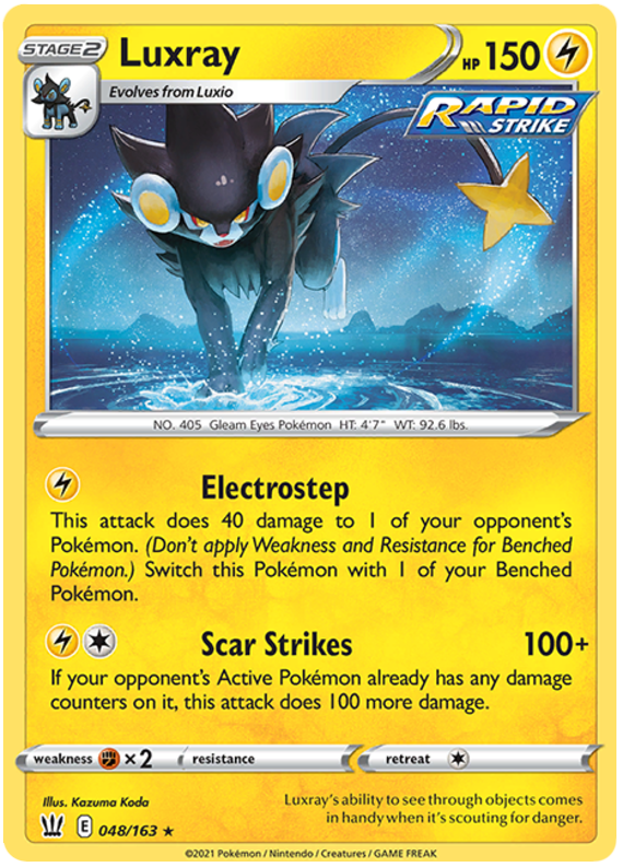 Luxray (048/163) [Sword & Shield: Battle Styles] | Game Master's Emporium (The New GME)