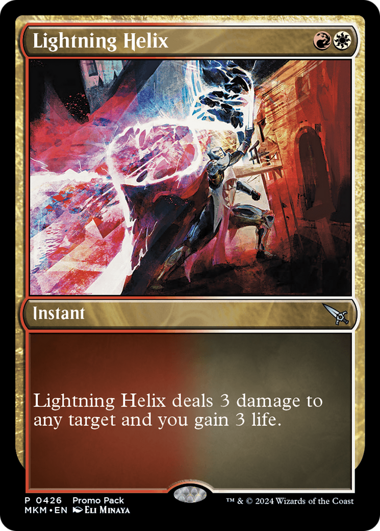 Lightning Helix (Promo Pack) [Murders at Karlov Manor Promos] | Game Master's Emporium (The New GME)