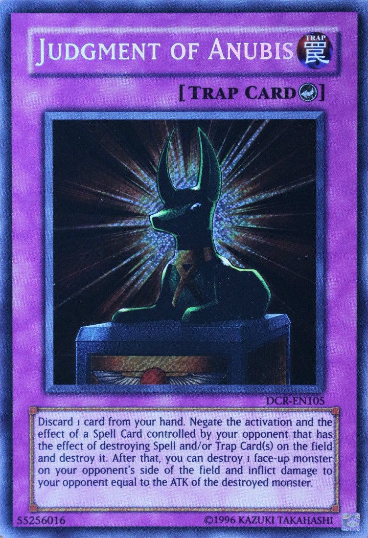 Judgment of Anubis [DCR-EN105] Secret Rare | Game Master's Emporium (The New GME)