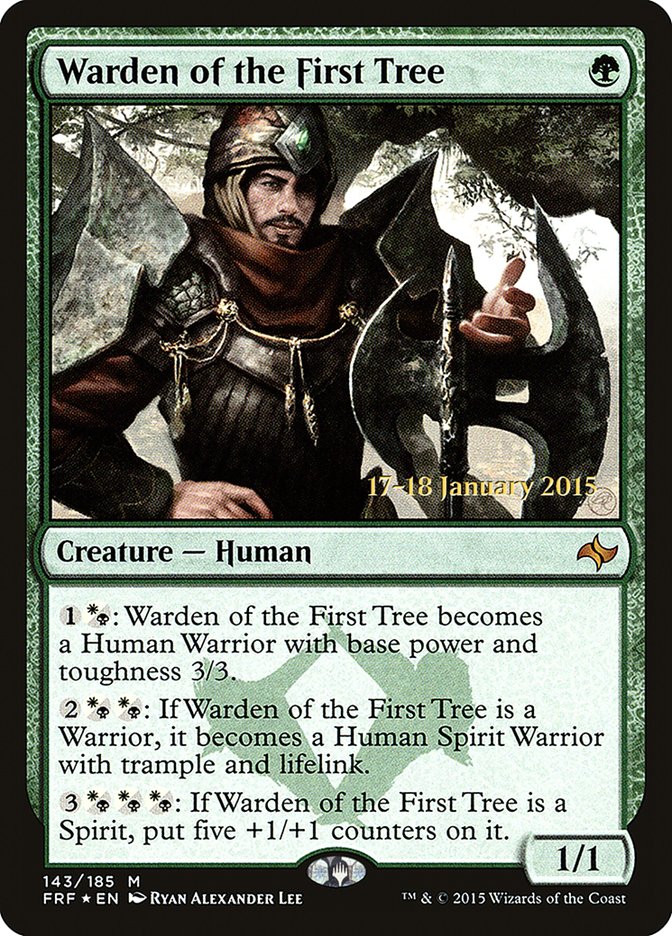 Warden of the First Tree [Fate Reforged Prerelease Promos] | Game Master's Emporium (The New GME)