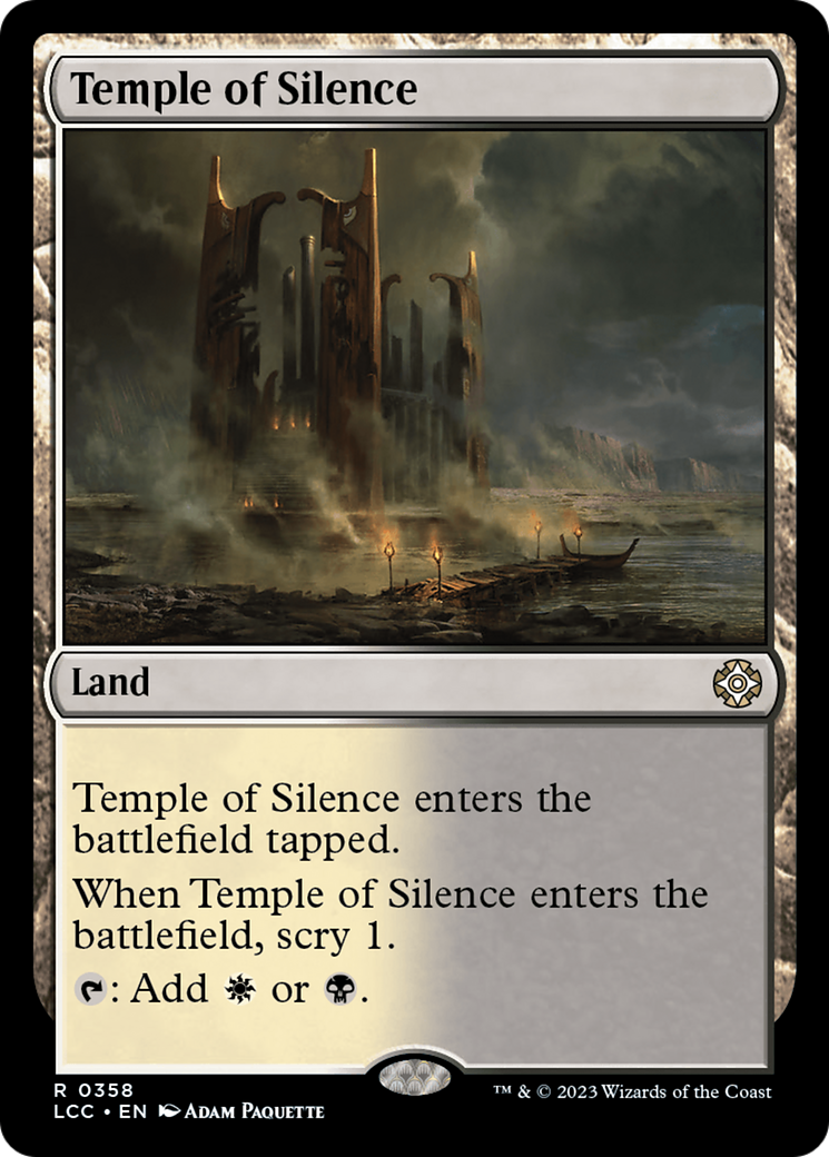 Temple of Silence [The Lost Caverns of Ixalan Commander] | Game Master's Emporium (The New GME)