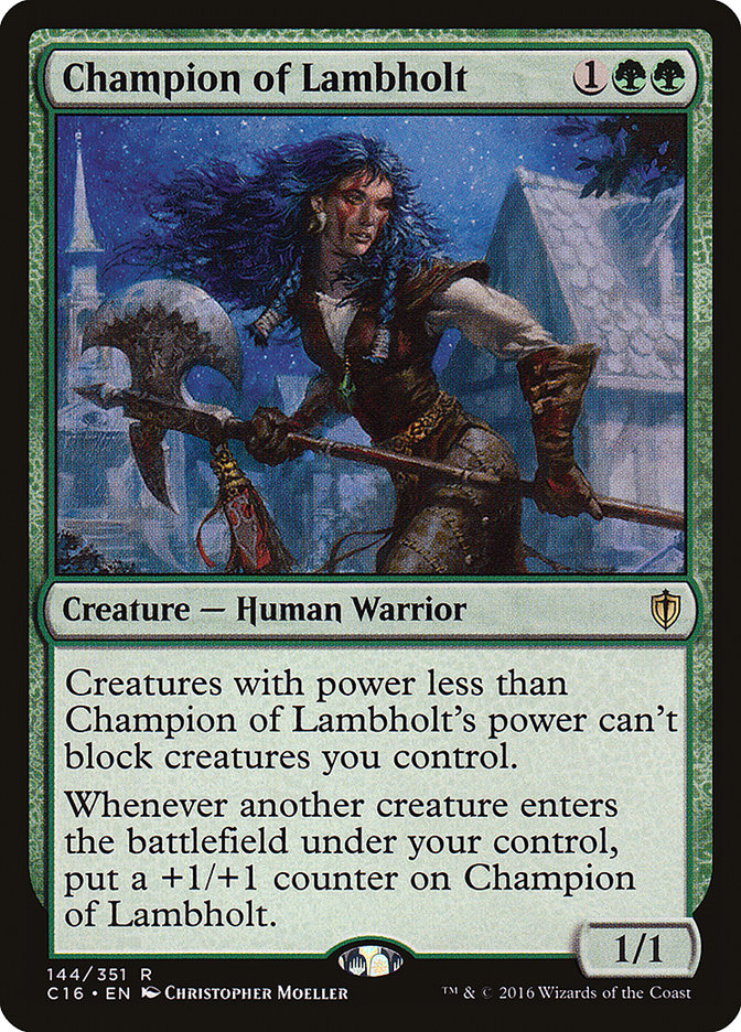 Champion of Lambholt [Commander 2016] | Game Master's Emporium (The New GME)