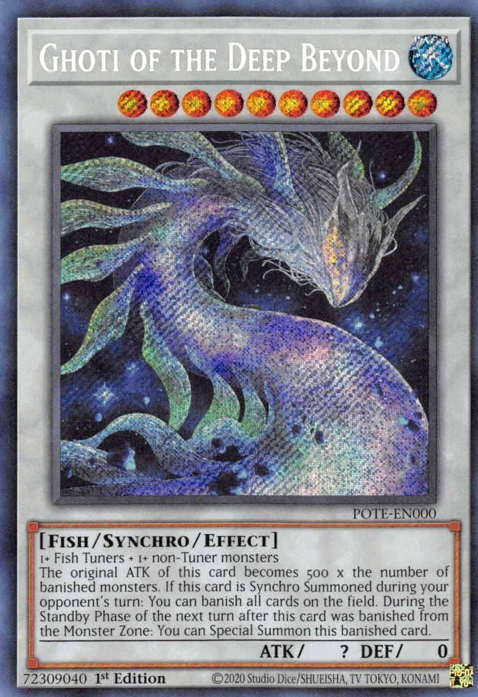 Ghoti of the Deep Beyond [POTE-EN000] Secret Rare | Game Master's Emporium (The New GME)