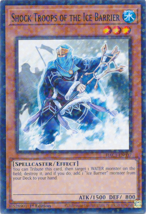 Shock Troops of the Ice Barrier (Duel Terminal) [HAC1-EN037] Common | Game Master's Emporium (The New GME)