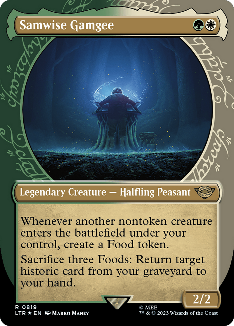 Samwise Gamgee (Showcase) (Surge Foil) [The Lord of the Rings: Tales of Middle-Earth] | Game Master's Emporium (The New GME)