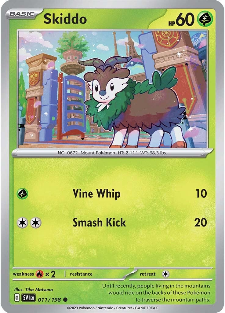 Skiddo (011/198) [Scarlet & Violet: Base Set] | Game Master's Emporium (The New GME)