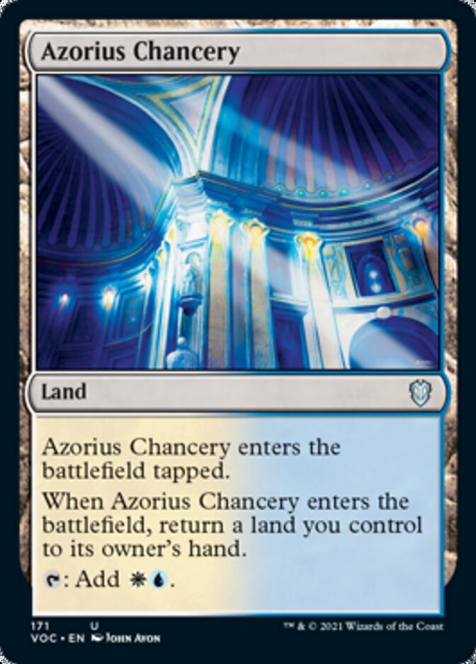 Azorius Chancery [Innistrad: Crimson Vow Commander] | Game Master's Emporium (The New GME)