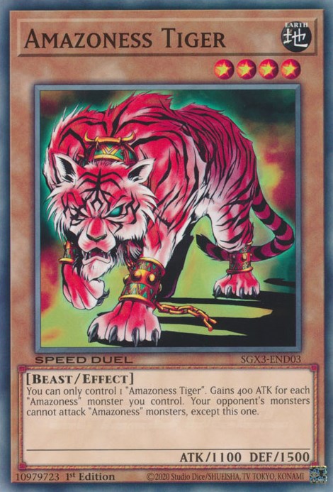 Amazoness Tiger [SGX3-END03] Common | Game Master's Emporium (The New GME)