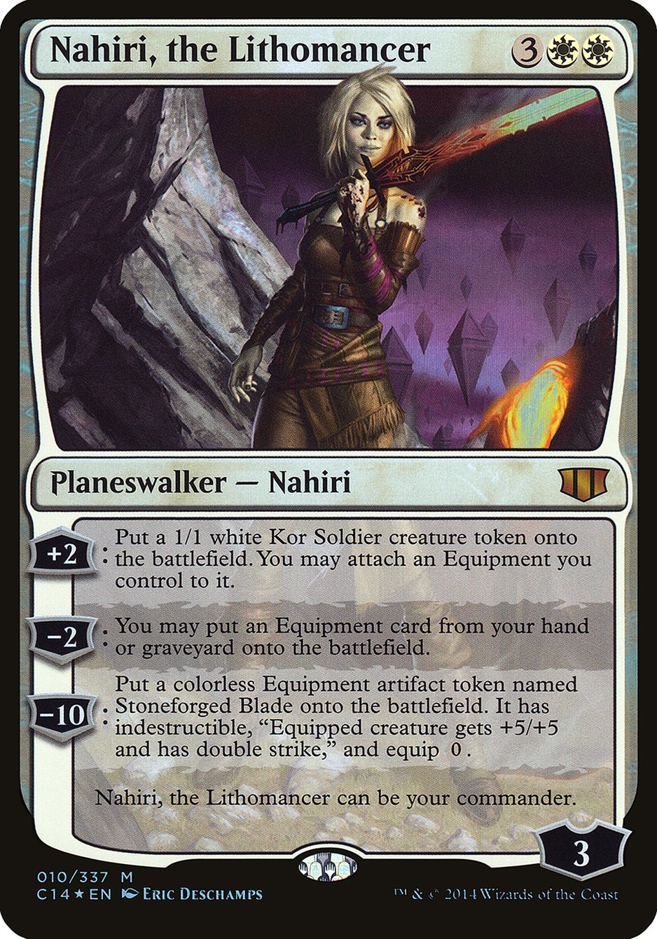 Nahiri, the Lithomancer (Oversized) [Commander 2014 Oversized] | Game Master's Emporium (The New GME)