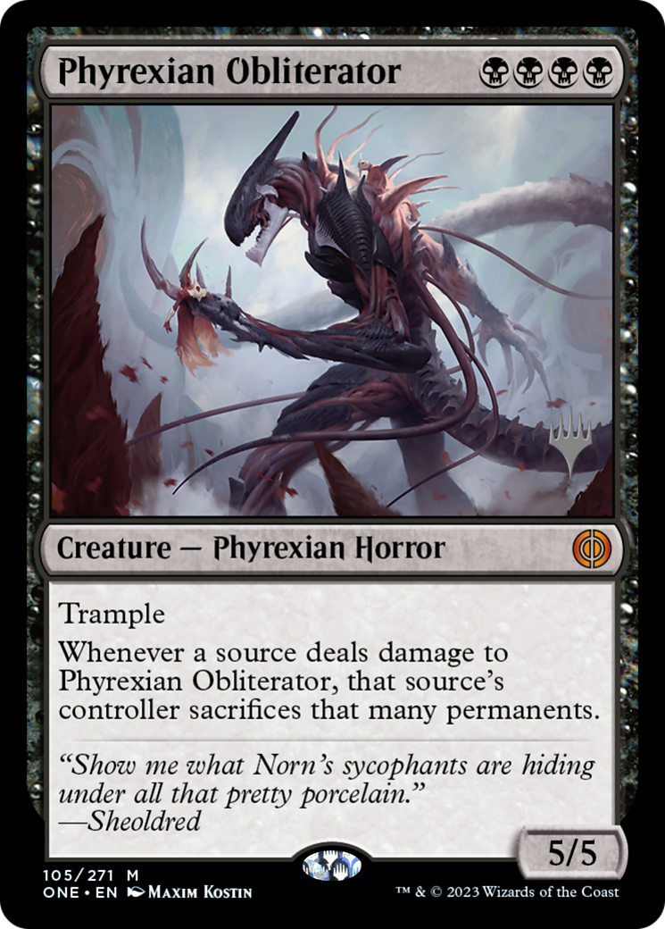 Phyrexian Obliterator (Promo Pack) [Phyrexia: All Will Be One Promos] | Game Master's Emporium (The New GME)