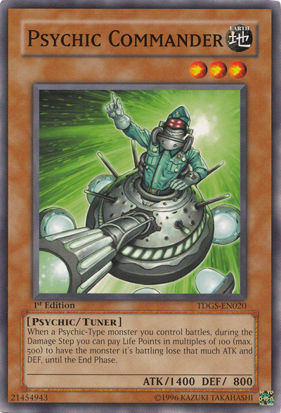 Psychic Commander [TDGS-EN020] Common | Game Master's Emporium (The New GME)