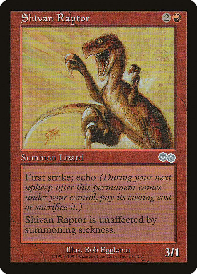 Shivan Raptor [Urza's Saga] | Game Master's Emporium (The New GME)