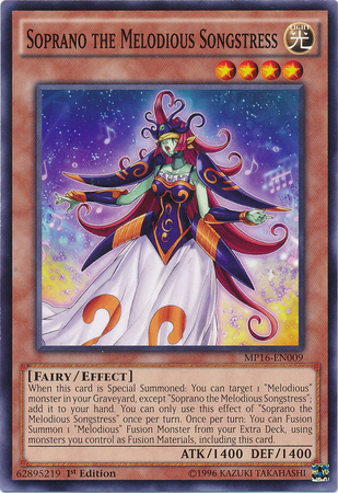Soprano the Melodious Songstress [MP16-EN009] Common | Game Master's Emporium (The New GME)