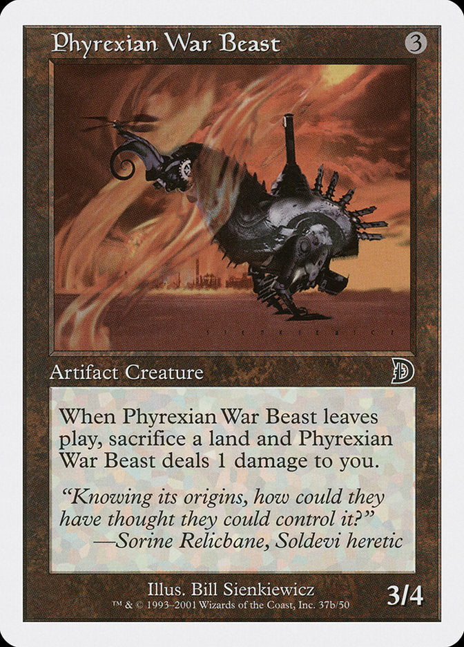 Phyrexian War Beast (Signature on Right) [Deckmasters] | Game Master's Emporium (The New GME)