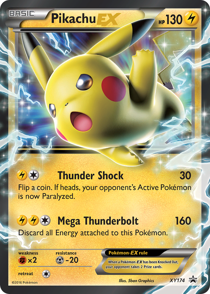 Pikachu EX (XY174) [XY: Black Star Promos] | Game Master's Emporium (The New GME)