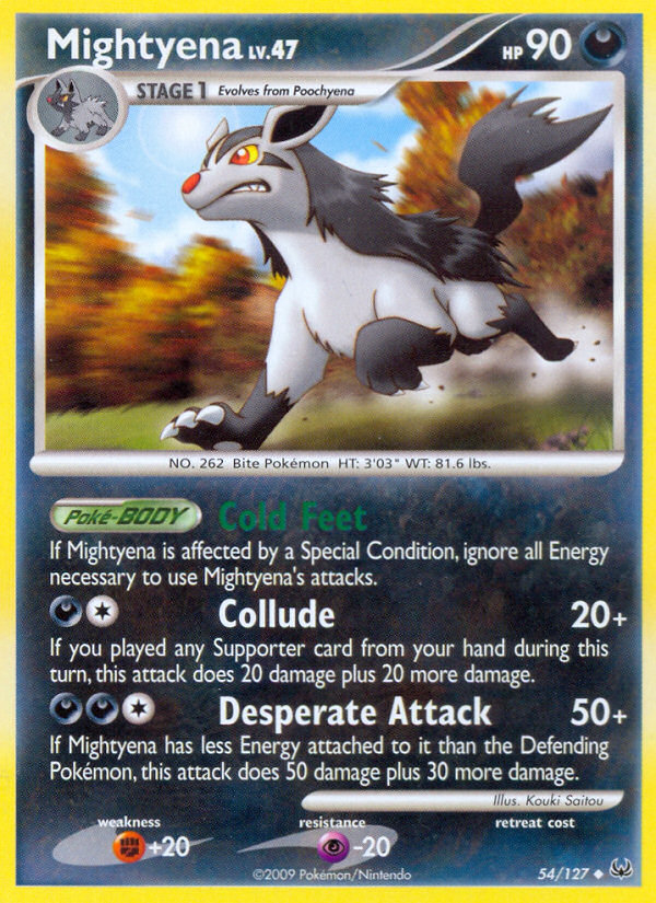 Mightyena (54/127) [Platinum: Base Set] | Game Master's Emporium (The New GME)