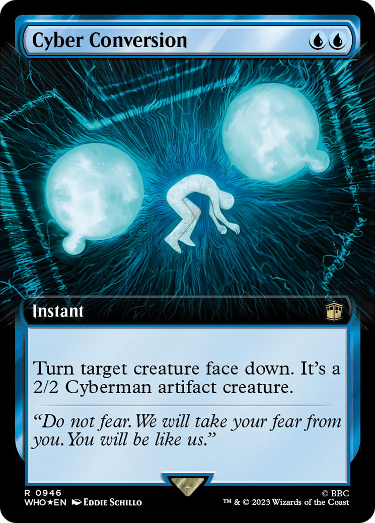 Cyber Conversion (Extended Art) (Surge Foil) [Doctor Who] | Game Master's Emporium (The New GME)